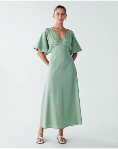 ST MRLO - Palm Midi Dress
