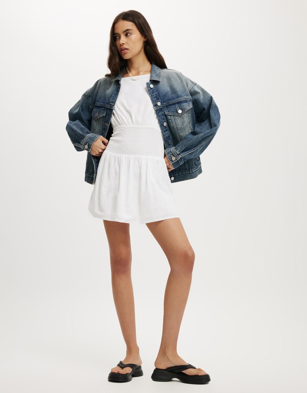 Cotton On - Lola Tie Shoulder Mini Dress