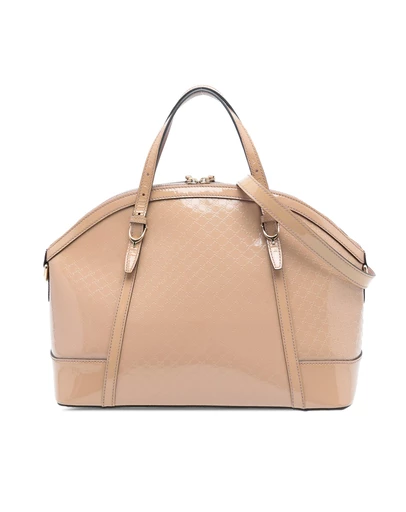 Pre-Loved by Azura Reborn - Pre-Loved Large Microguccissima Patent Nice Dome Satchel
