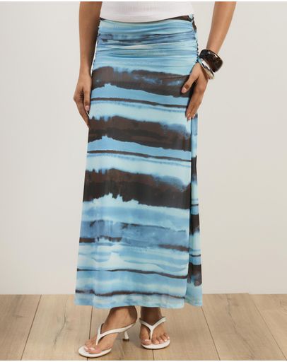 Blue & Chocolate Stripe