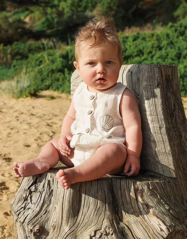 Kynd Baby - Romper in Pristine