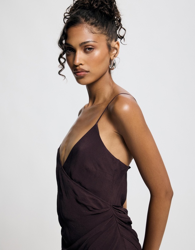 Lover - Phoebe Asymmetrical Midi Dress