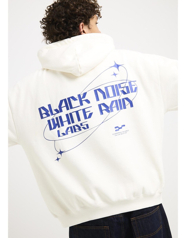 Black Noise White Rain - Prime Hoodie