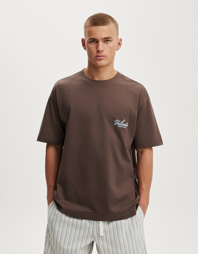 Cotton On - Box Fit Text T-Shirt