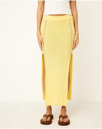 Dazie - St Tropez Knit Midi Skirt