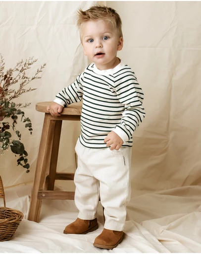 Designer Kidz - Jack Rib Stripe Top