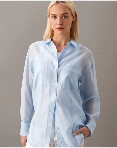 Calvin Klein - Sheer Relaxed Shirt