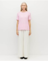JH Lounge - JHL Crew T (Fine Cotton Cashmere) Candy Marle