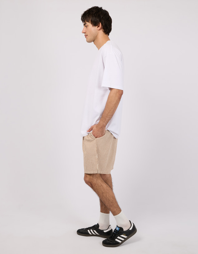 Silent Theory - Stripe Linen Shorts