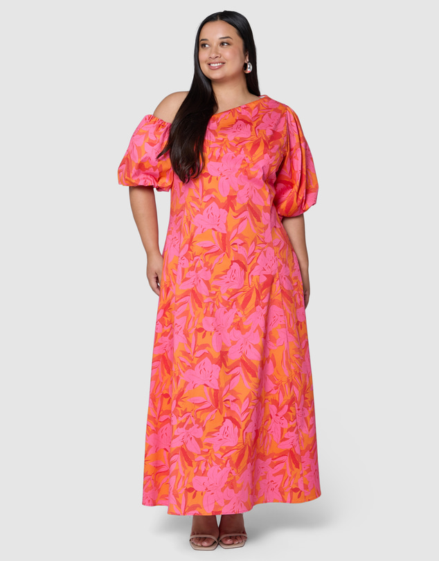 Pink Dusk by Curve Project - Bewitching Maxi Dress