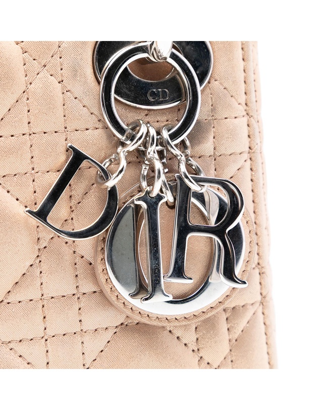 Pre-Loved by Azura Reborn - Pre-Loved Mini Iridescent Lambskin Cannage Lady Dior