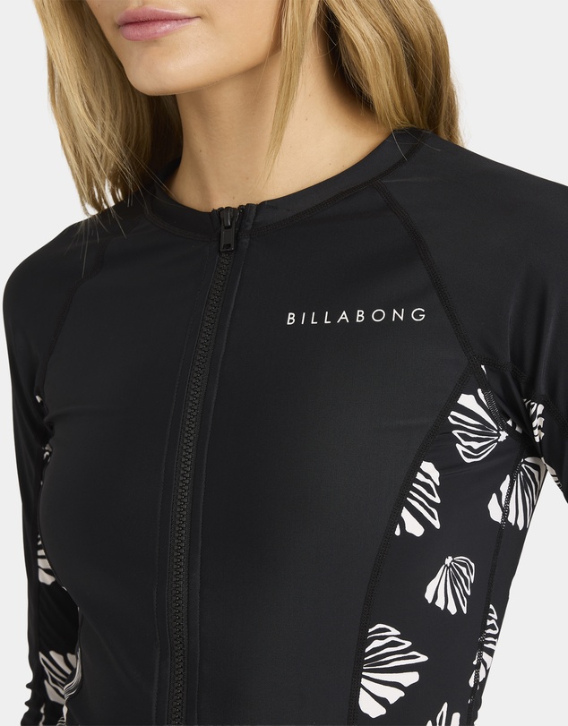 Billabong - Womens Sandy Shells Off Shore Long Sleeve Rash Vest