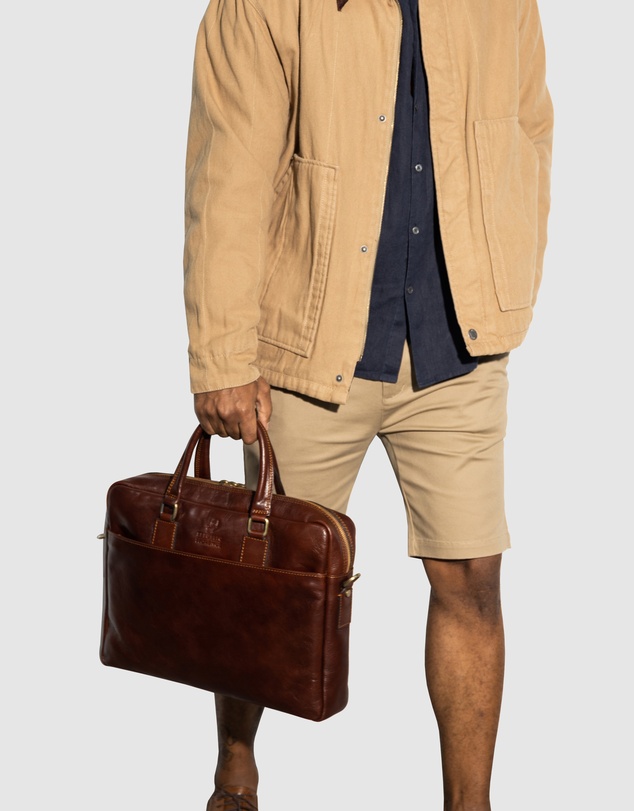 Republic of Florence - The Tokyo Brown Briefcase