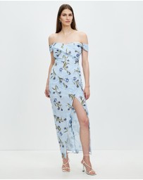 Romance by Honey and Beau - Gianna Off Shoulder Maxi Dress