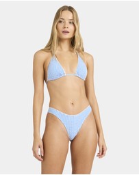 Billabong - Womens Mini Wave Check Multi Tri Bikini Top