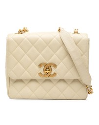 Pre-Loved by Azura Reborn - Pre-Loved XL CC Quilted Caviar Square Single Flap