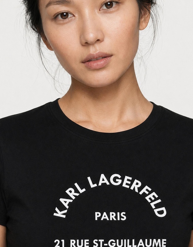 Karl Lagerfeld - Rue St-Guillaume Glitter T-Shirt