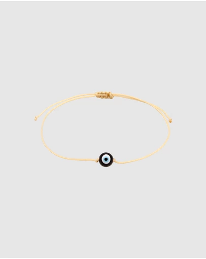 Kuzzoi - ICONIC EXCLUSIVE - Nylon Bracelet with Evil Eye Bead