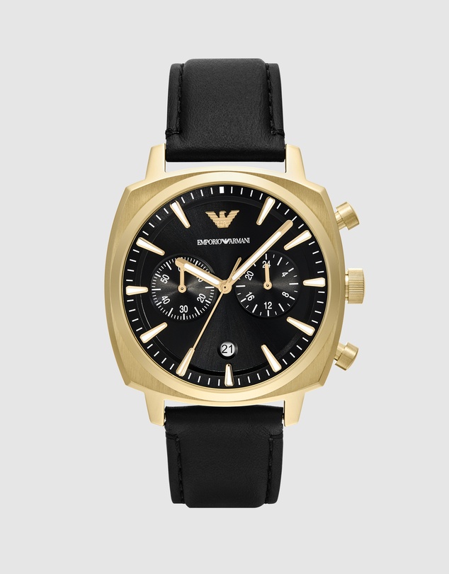 Emporio Armani - Black Chronograph Watch