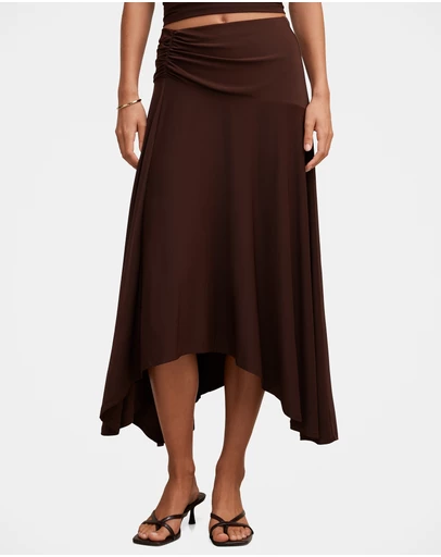 Forever New - Ariel Godet Hanky Hem Skirt