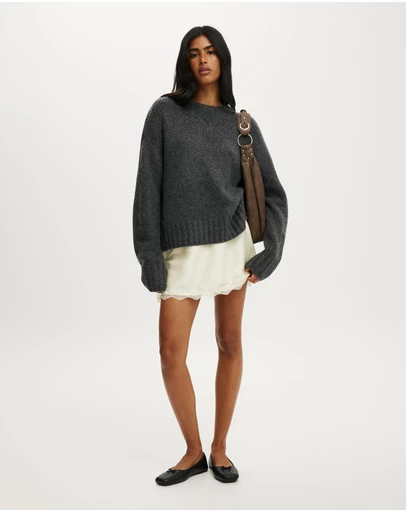 Cotton On - Luxe Crew Neck Sweater