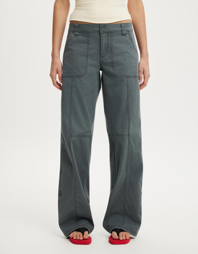 Cotton On - Lexi Low Rise Utility Pants