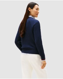 Tommy Hilfiger - Fine Gauge Cable Knit Jumper
