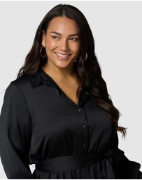 Something 4 Olivia - Lesley Satin Maxi Dress