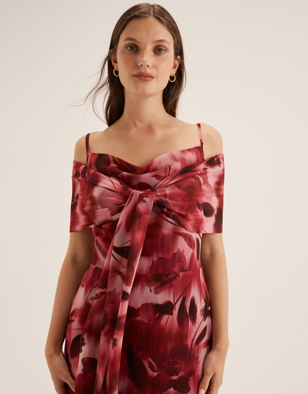 Review - Petaline Cowl Neck Dress