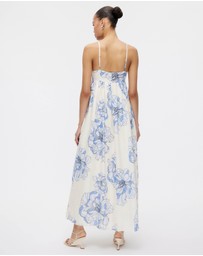Minima Esenciales - Rosa Linen Maxi Dress