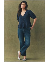 NEXT - Puff Short Sleeve Doublecloth Blouse