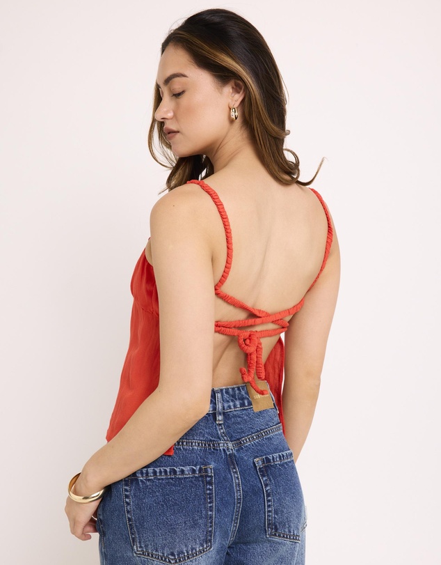 Alice In The Eve - Becky Backless Ruch Top