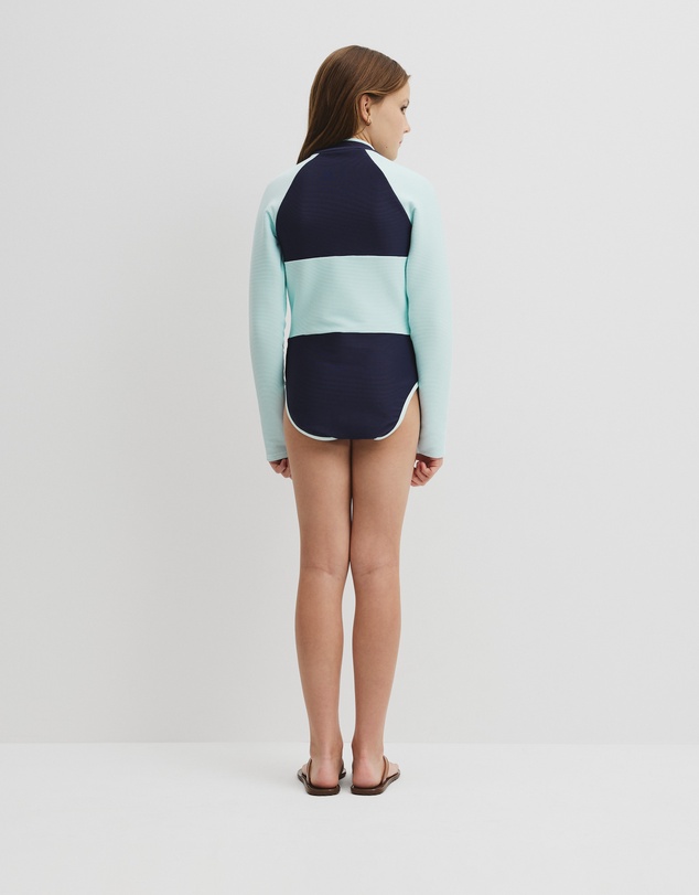 Country Road - Teen Long Sleeve Spice Swimsuit