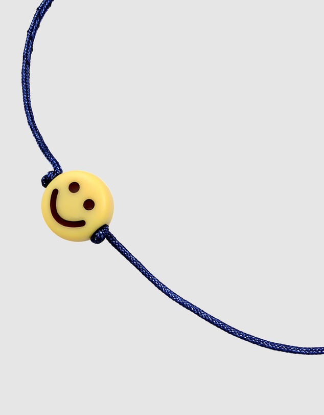 Kuzzoi - ICONIC EXCLUSIVE - Nylon Bracelet with Smiling Face Bead
