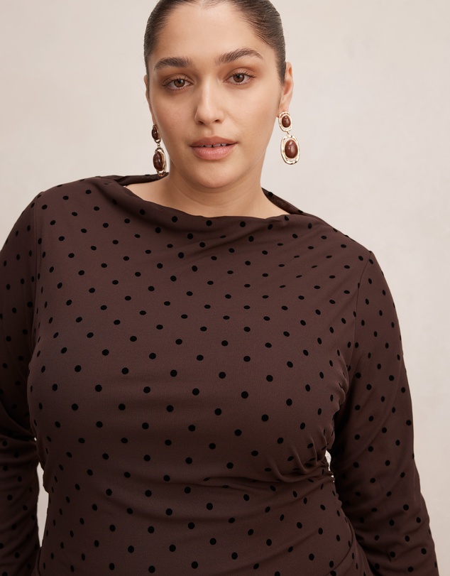 Forever New Curve - Bonnie Curve Mesh Midi Dress