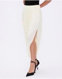 Minima Esenciales - Rue Jersey Asym Gathered Midi Skirt