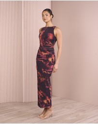 Azzurielle - Eila Maxi Mesh Dress