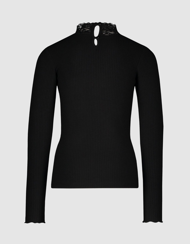 Like FLO - Long Sleeve Lace Turtleneck Top - Kids-Teens