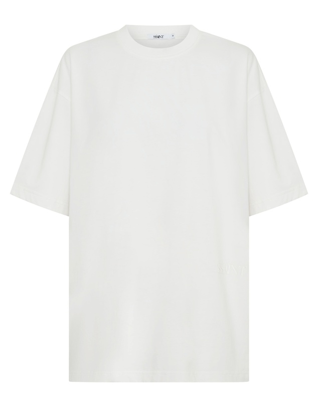 SSAINT - The Legacy Tee - Washed White/Tonal Logo