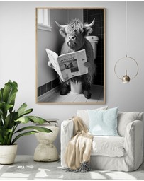 Inka Arthouse - Highland Cow Art Print