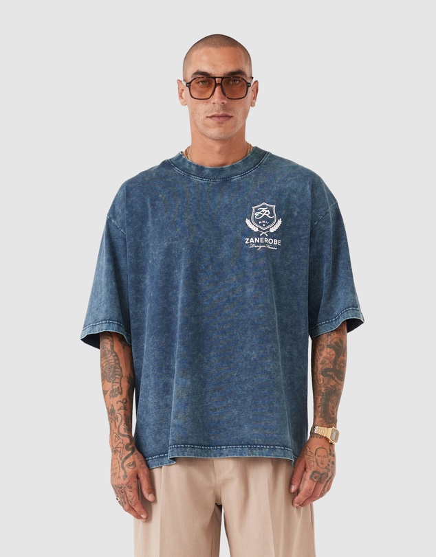 Zanerobe - Crest Flow Tee GD Navy