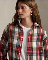 Polo Ralph Lauren - Relaxed Fit Plaid Cotton Twill Shirt - ICONIC EXCLUSIVE