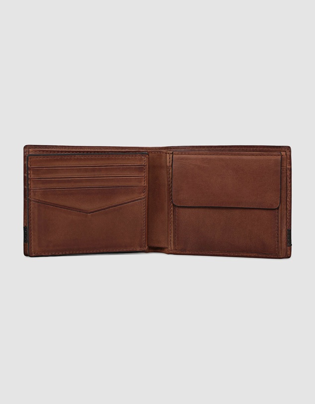 Fossil - Quinn Brown Large Coin Pocket Bifold