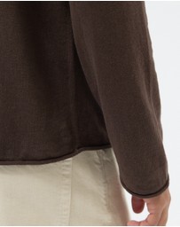 AERE - Easy Linen Blend LS Tee