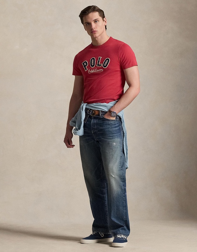 Polo Ralph Lauren - Custom Slim Fit Western-Logo T-Shirt - ICONIC EXCLUSIVE