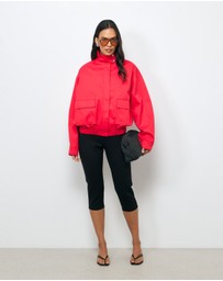 AERE - Ines Funnel Neck Bomber