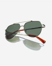 Hawkers Co - HAWKERS - Polarized Karat Green SHADOW Sunglasses for Men and Women UV400