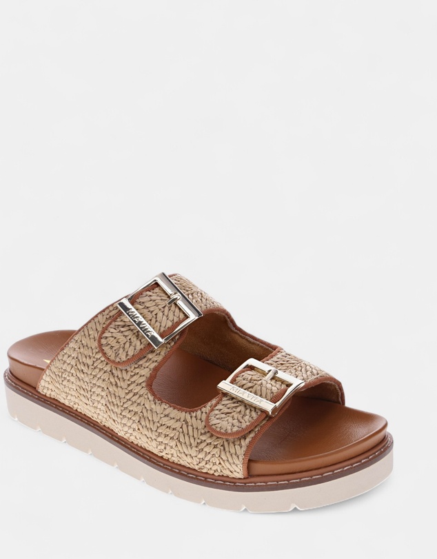 Mia Vita - Daisy Slide - Natural Raffia