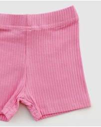 WITH LOVE FOR KIDS - Bike Shorts Wide Ribbed - Babies - Kids