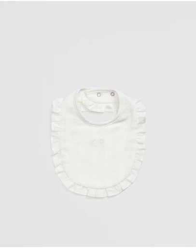 Country Road - Woven Frill Bib
